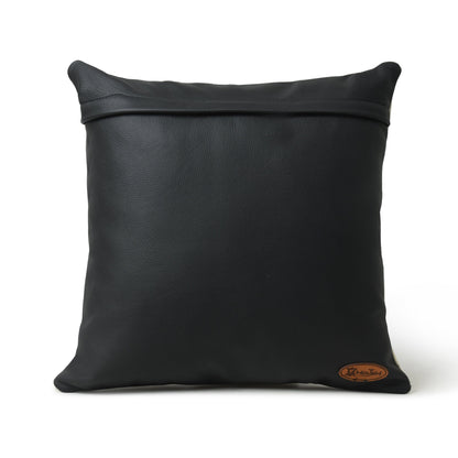 Mousm Leather Cushion Covers, Decorative Hairon Pillow Cases, Handcrafted Designer Square Cushion Cover, Sofa Pillow Cover, Couch Cushion