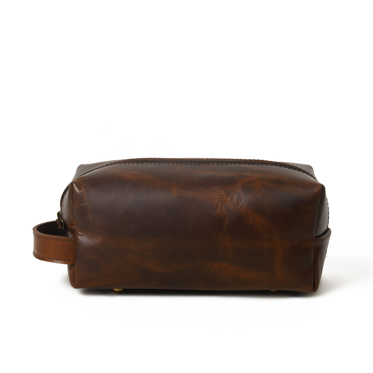 Mousm Leather Toiletry Bag, Genuine Leather Bags, Toiletry Kit, Leather Gift for Groomsmen | Mens | Dad | Bestman Fathers Day Gift