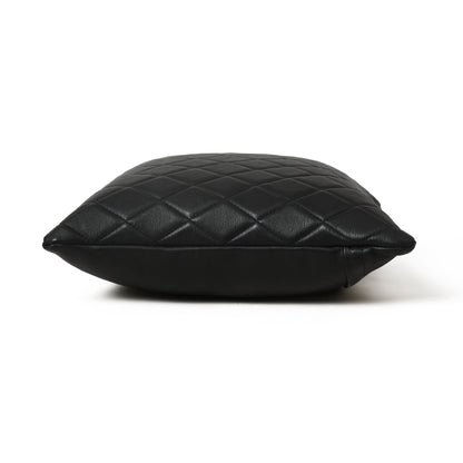 Mousm Leather Cushion Cover Solid Decorative Square Shape Sofa Cushion Cover Decorative Throw Pillow Cover Home Decor Housewarming Gift