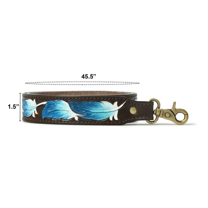 Mousm Crossbody purse strap - Party day purse strap - guitar strap - bag strap - Leather Bag Strap - Cow Leather Strap for Bag