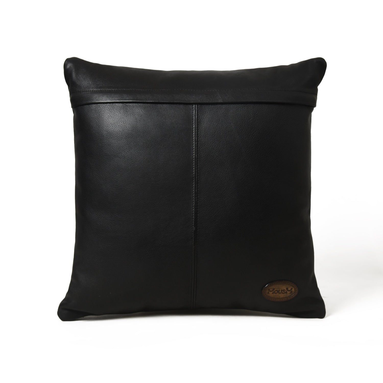 MOUSM Cowhide Cushion Cover, Leather Pillow Case, Decorative Cushion Throw, Square Pillow Cover, Hair On Leather Cushion for Home Decor