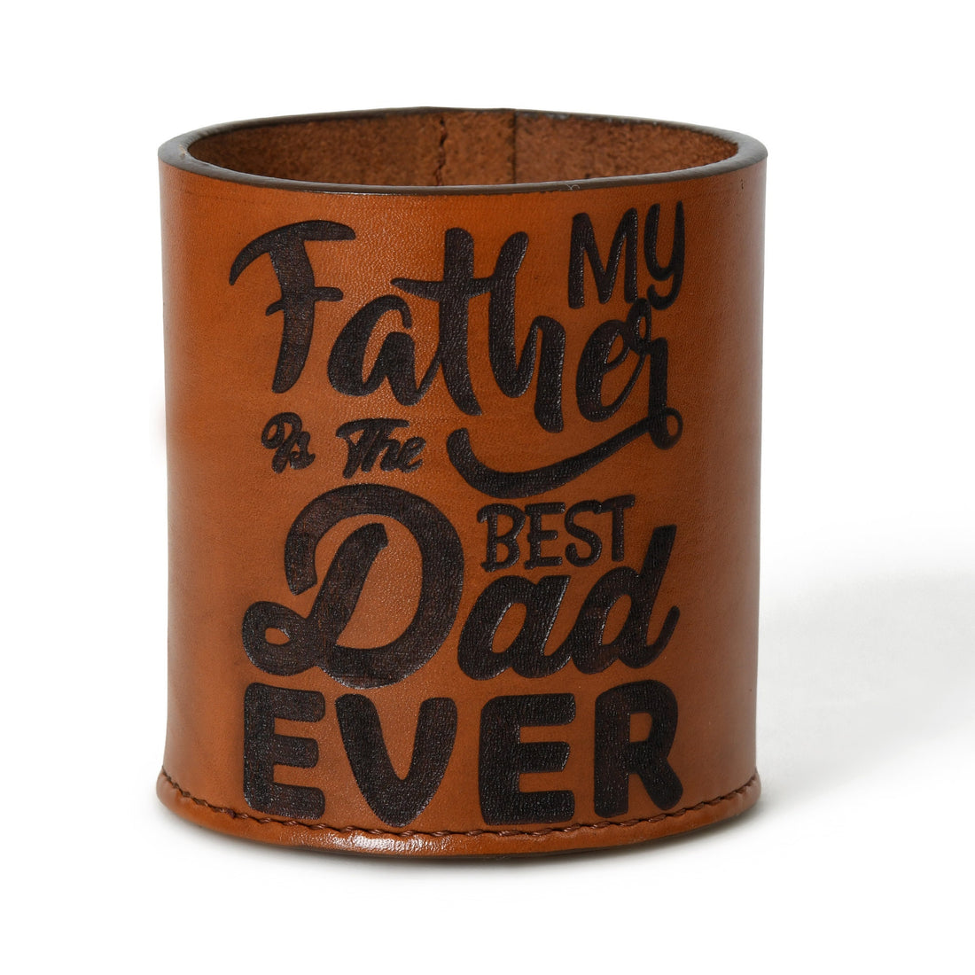 MOUSM Leather Pen Holder, Father&