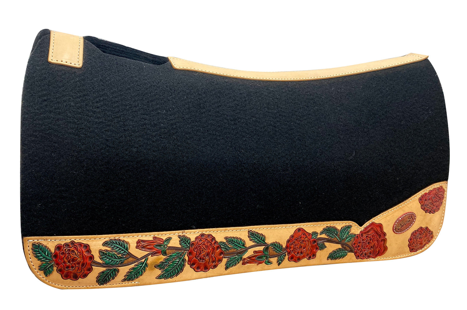 Leather Saddle Pad - Western Saddle Pad for Western Show - Horse Riding Saddle Pad super comfortable Horse Pad by MOUSM