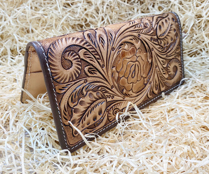 ladies clutch bag with flower and carving with antique finish bag Premium Ladies&