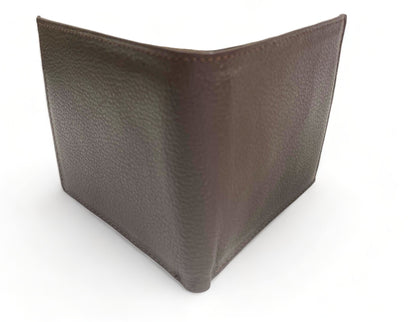 Wallet Mens Leather Wallet for Men Pure Cow Leather wallet Plain Smooth Design leather wallet Chocolate brown wallet stitch around By Mousm