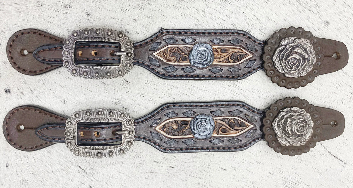 Hand Floral Carved Detailing Western 5 Piece Horse Tack Set