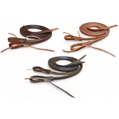 Soft Thin Leather Reins Horse Reins Barrel Reins thin barrel Rains leather Rains various colors Reins 4/8- Width &amp; 8&quot; Feet end to end Length