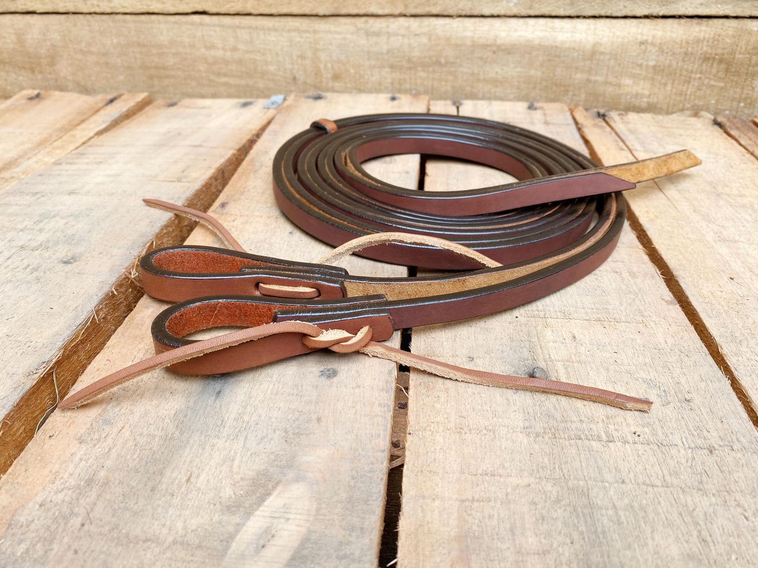 Soft Thin Leather Reins Horse Reins Barrel Reins thin barrel Rains leather Rains various colors Reins 4/8- Width &amp; 8&quot; Feet end to end Length