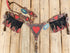 red rhinestone concho