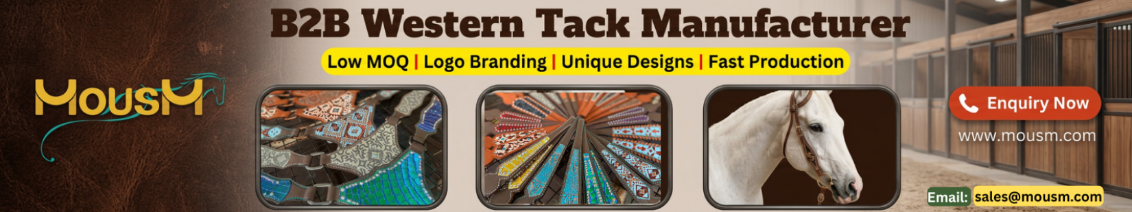B2b western tack manufacturer
